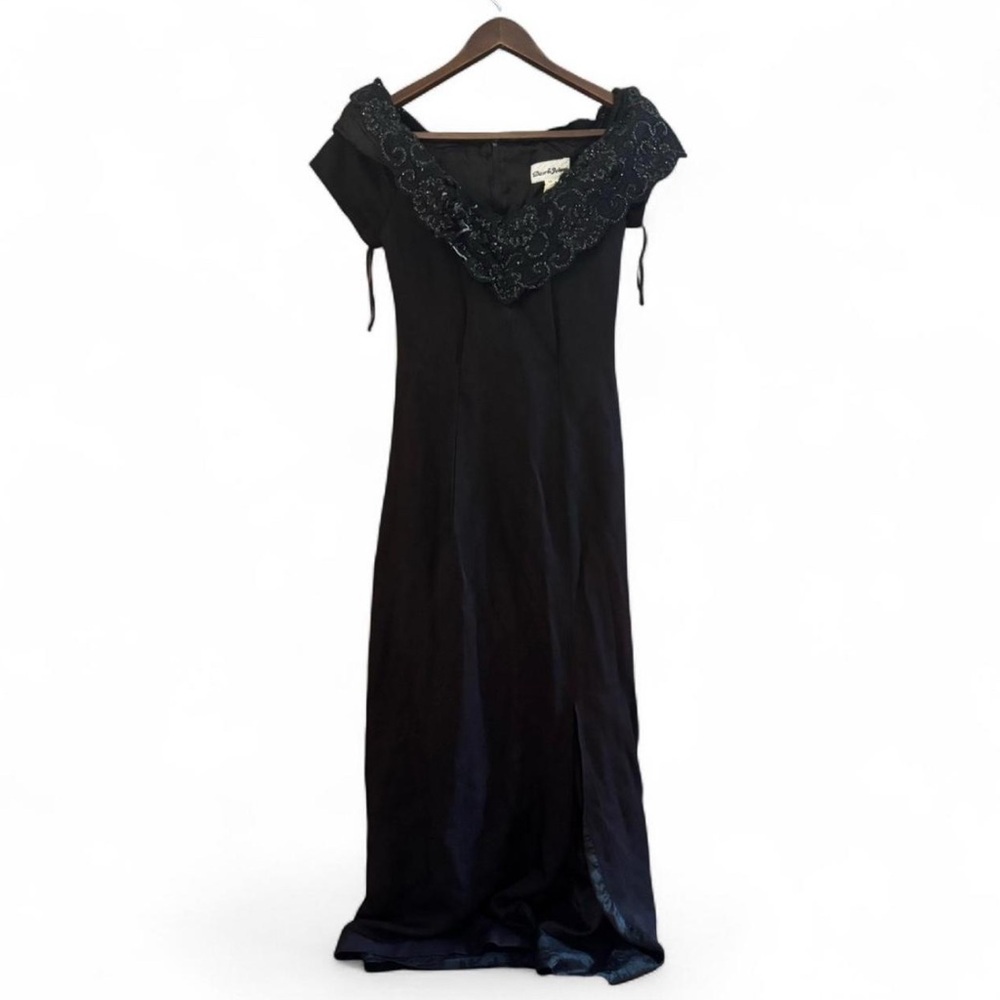 Elegant Black Off-Shoulder Dress